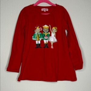 Christmas Red Kids Long Sleeve Tee